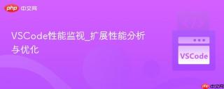 vscode性能监视_扩展性能分析与优化
