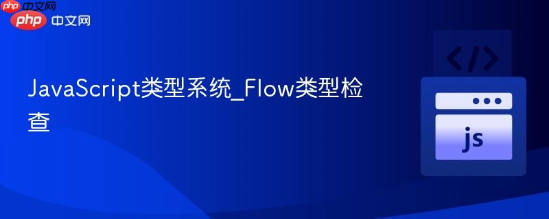 javascript类型系统_flow类型检查