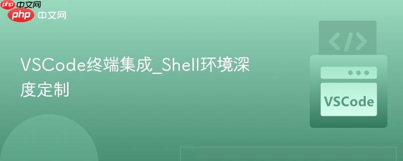 vscode终端集成_shell环境深度定制