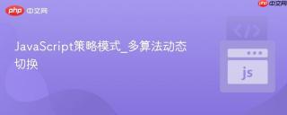 JavaScript策略模式_多算法动态切换