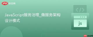 javascript服务治理_微服务架构设计模式