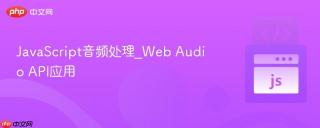 JavaScript音频处理_Web Audio API应用