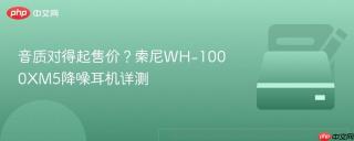 音质对得起售价？索尼WH-1000XM5降噪耳机详测