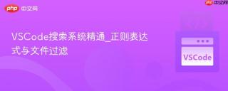 VSCode搜索系统精通_正则表达式与文件过滤