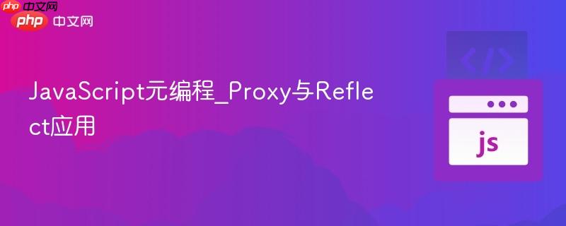 javascript元编程_proxy与reflect应用