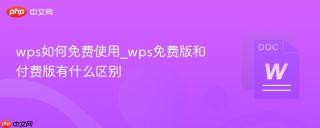 wps如何免费使用_wps免费版和付费版有什么区别
