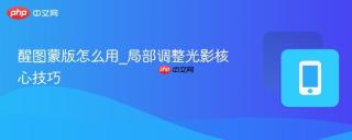 醒图蒙版怎么用_局部调整光影核心技巧