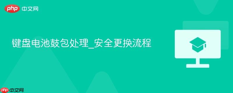 键盘电池鼓包处理_安全更换流程