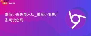 番茄小说免费入口_番茄小说免广告阅读官网