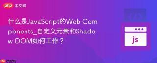 什么是JavaScript的Web Components_自定义元素和Shadow DOM如何工作？