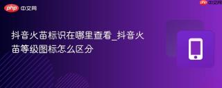 抖音火苗标识在哪里查看_抖音火苗等级图标怎么区分