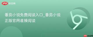 番茄小说免费阅读入口_番茄小说正版官网直接阅读