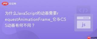为什么JavaScript的动画需要requestAnimationFrame_它与CSS动画有何不同？