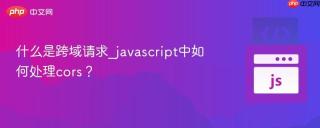 什么是跨域请求_javascript中如何处理cors？
