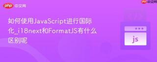 如何使用JavaScript进行国际化_i18next和FormatJS有什么区别呢
