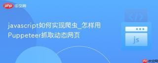 javascript如何实现爬虫_怎样用puppeteer抓取动态网页