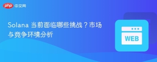 Solana 当前面临哪些挑战？市场与竞争环境分析