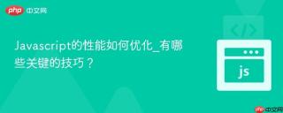 Javascript的性能如何优化_有哪些关键的技巧？