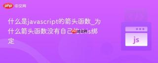 什么是javascript的箭头函数_为什么箭头函数没有自己的this绑定