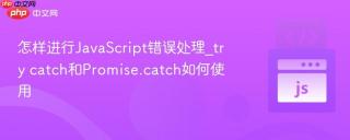 怎样进行JavaScript错误处理_try catch和Promise.catch如何使用