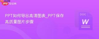 PPT如何导出高清图表_PPT保存高质量图片步骤