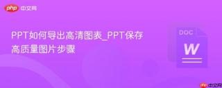 ppt如何导出高清图表_ppt保存高质量图片步骤