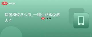 醒图模板怎么用_一键生成高级感大片