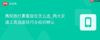 携程旅行靠窗座位怎么选_两大交通工具选座技巧与标识辨认