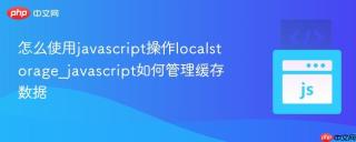 怎么使用javascript操作localstorage_javascript如何管理缓存数据