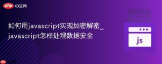 如何用javascript实现加密解密_javascript怎样处理数据安全
