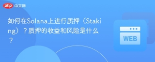 如何在Solana上进行质押（Staking）？质押的收益和风险是什么？