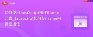 如何使用JavaScript操作iframe元素_JavaScript如何与iframe内页面通信