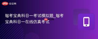 驾考宝典科目一考试模拟题_驾考宝典科目一在线仿真考试