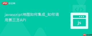 javascript地图如何集成_如何调用第三方api