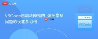 VSCode启动故障预防_避免常见问题的设置与习惯