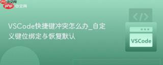 VSCode快捷键冲突怎么办_自定义键位绑定与恢复默认