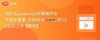 为什么javascript在前端开发中至关重要_它如何与HTML和CSS协同工作【教程】