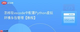 怎样在vscode中配置Python虚拟环境与包管理【教程】
