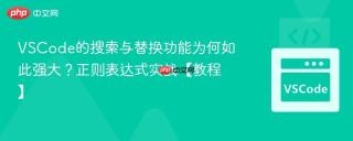 VSCode的搜索与替换功能为何如此强大？正则表达式实战【教程】