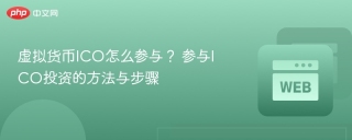 虚拟货币ico怎么参与? 参与ico投资的方法与步骤 - php中文网