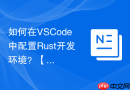 如何在VSCode中配置Rust开发环境？【教程】