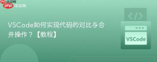 VSCode如何实现代码的对比与合并操作？【教程】