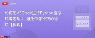 如何用VSCode进行Python虚拟环境管理？_避免依赖冲突的秘诀【教程】