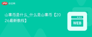 山寨币是什么_什么是山寨币【2026最新教程】