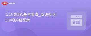 ICO项目的基本要素_成功参与ICO的关键因素