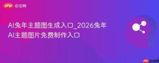 AI兔年主题图生成入口_2026兔年AI主题图片免费制作入口