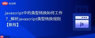 javascript中的类型转换如何工作?_解析javascript类型转换规则【教程】