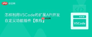 怎样利用VSCode的扩展API开发自定义功能插件【教程】