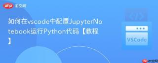 如何在vscode中配置JupyterNotebook运行Python代码【教程】