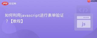 如何利用javascript进行表单验证？【教程】